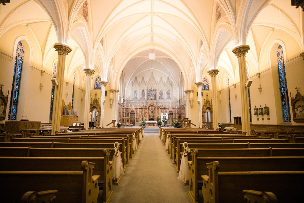 Wedding at St. Raphael & St. Patrick Cathedral in Dubuque