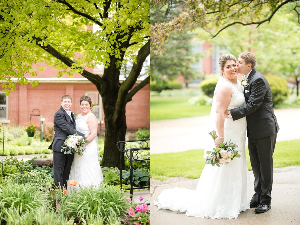 spring Dubuque, IA wedding at St. Raphael's Cathedral