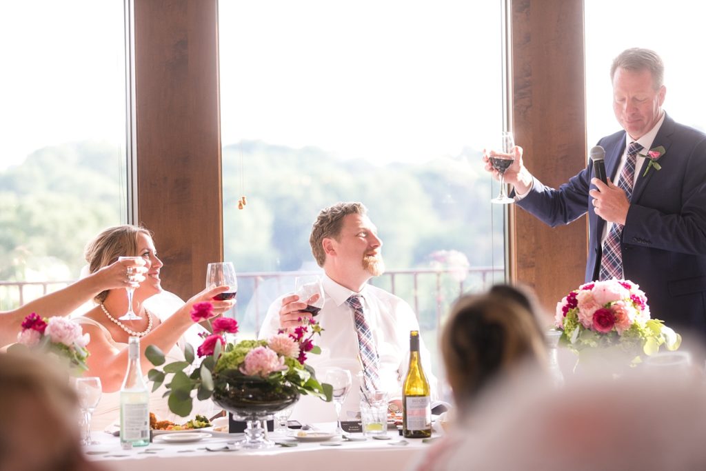best man speech at the Eau Claire Golf & Country Club