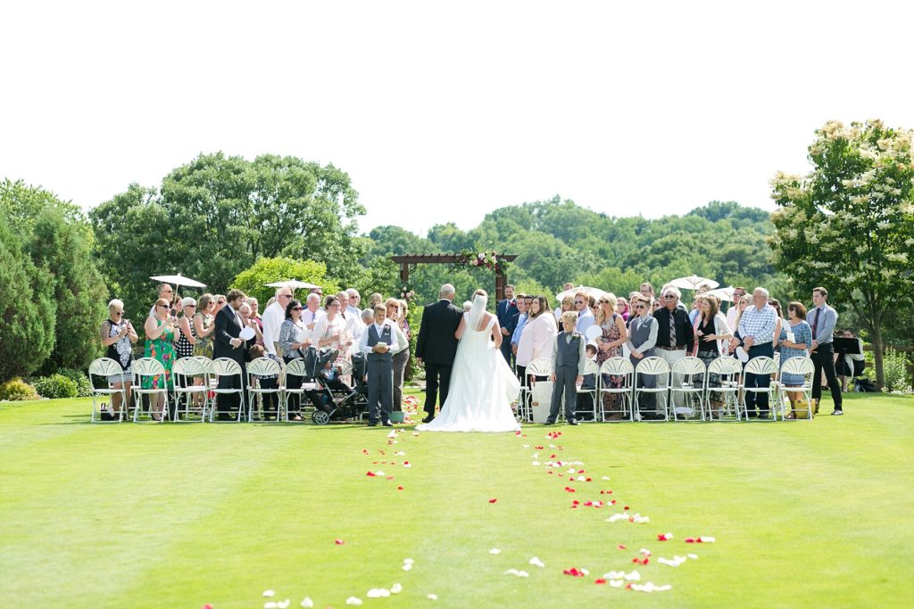 wedding at the Eau Claire Golf & Country Club