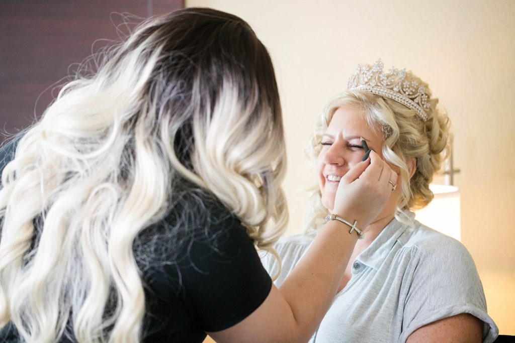 Gloss Beautique doing wedding makeup in Chippewa Falls