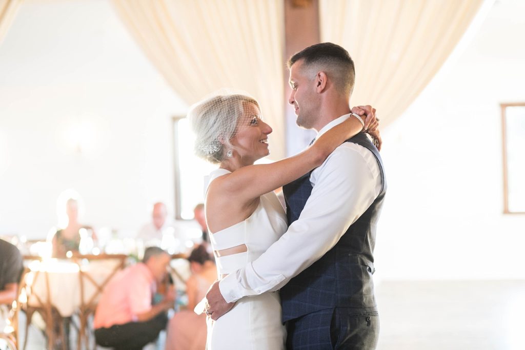 bride and grooms first dance at Lilydale Dance Hall & Event Venue in Chippewa Falls